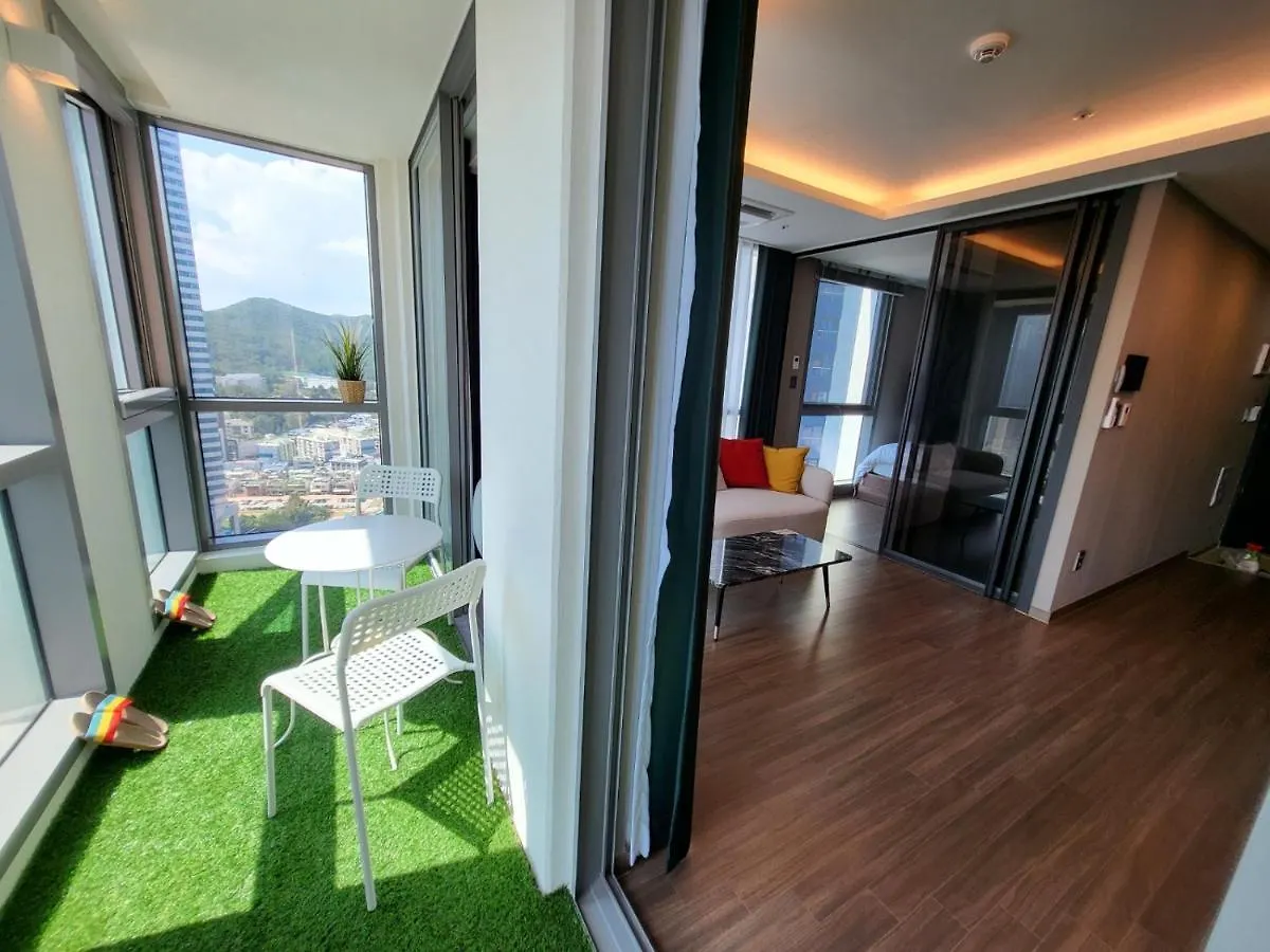 Elbon The Stay Haeundae Beach Ocean View Busan Aparthotel